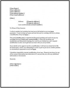 Loan Modification Hardship Letter Template from lee-legal.com