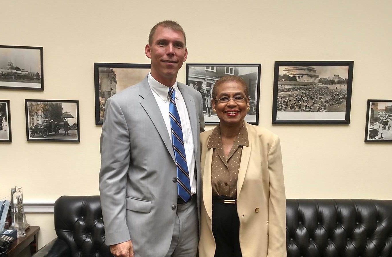 D.C. Bankruptcy Attorney Advocates for Student Loan Discharge as Brian V. Lee visits Eleanor Holmes Norton